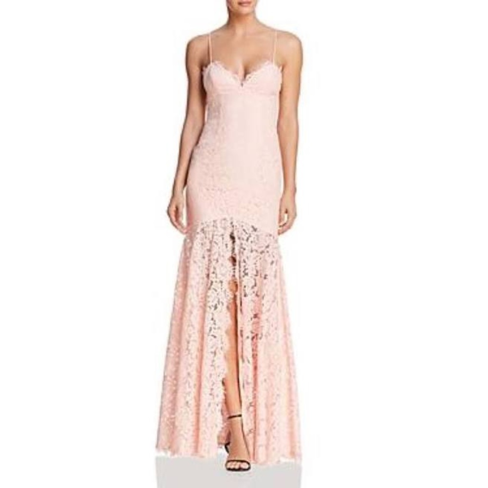 NWT Fame and Partners Babe Lace Gown